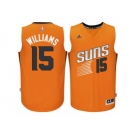 Men's Phoenix Suns #15 Alan Williams adidas Orange Swingman Alternate Jersey