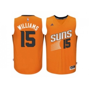 Men's Phoenix Suns #15 Alan Williams adidas Orange Swingman Alternate Jersey