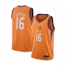 Men's Phoenix Suns #16 Tyler Johnson Authentic Orange Finished Basketball Jersey - Statement Edition