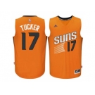 Men's Phoenix Suns #17 P.J. Tucker adidas Orange Swingman Alternate Jersey