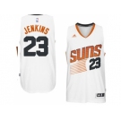 Men's Phoenix Suns #23 John Jenkins adidas White Swingman Home Jersey