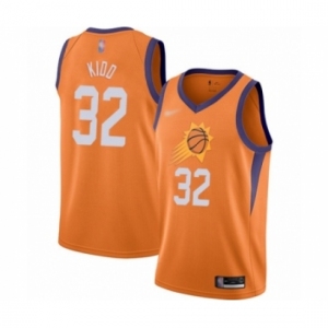 Men's Phoenix Suns #32 Jason Kidd Authentic Orange Finished Basketball Jersey - Statement Edition