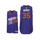 Men's Phoenix Suns #35 Dragan Bender Road Purple Swingman Jersey