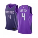 Men's Phoenix Suns #4 Jevon Carter Authentic Purple Basketball Jersey - City Edition