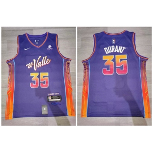 Suns #35 Kevin Durant Purple Nike 2023-24 City Edition Swingman Jersey