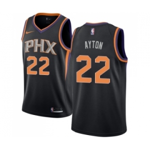 Women's Nike Phoenix Suns #22 Deandre Ayton Swingman Black NBA Jersey Statement Edition