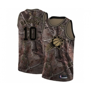 Youth Nike Phoenix Suns #10 Leandro Barbosa Swingman Camo Realtree Collection NBA Jersey