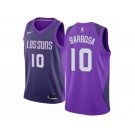 Youth Nike Phoenix Suns #10 Leandro Barbosa Swingman Purple NBA Jersey - City Edition