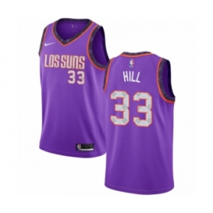 Youth Nike Phoenix Suns #33 Grant Hill Swingman Purple NBA Jersey - 2018-19 City Edition
