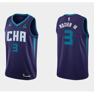 Men's Charlotte Hornets #3 Terry Rozier III NBA Stitched Jersey