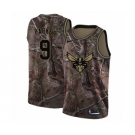 Men's Nike Charlotte Hornets #9 Tony Parker Swingman Camo Realtree Collection NBA Jersey