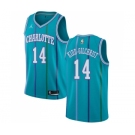 Men's Nike Jordan Charlotte Hornets #14 Michael Kidd-Gilchrist Swingman Aqua Hardwood Classics NBA Jersey