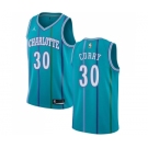 Men's Nike Jordan Charlotte Hornets #30 Dell Curry Swingman Aqua Hardwood Classics NBA Jersey