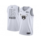 Nike Charlotte Hornets #15 Kemba Walker White NBA Jordan Swingman 2018 All-Star Game Jersey