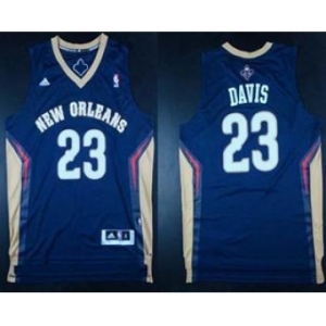 nba new orleans hornets #23 anthony davis blue[revolution 30 swingman]
