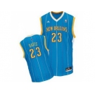 nba new orleans hornets #23 anthony davis blue(stripe)