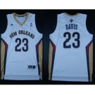 nba new orleans hornets #23 anthony davis white[revolution 30 swingman]