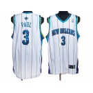 nba new orleans hornets #3 paul white(stripe)