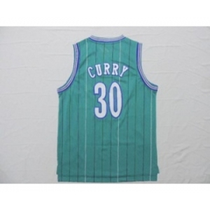 nba new orleans hornets #30 curry green(stripe)[curry]