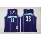 nba new orleans hornets #33 mourning pueple[stripe][2016 new]