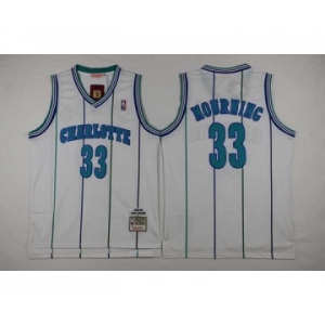 nba new orleans hornets #33 mourning white[stripe][2016 new]