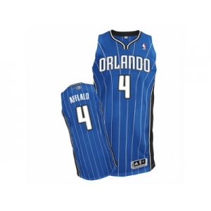 Men Adidas Orlando Magic #4 Arron Afflalo Authentic Royal Blue Road NBA Jersey