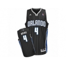 Men Adidas Orlando Magic #4 Arron Afflalo Swingman Black Alternate NBA Jersey