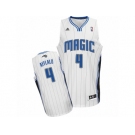 Men Adidas Orlando Magic #4 Arron Afflalo Swingman White Home NBA Jersey