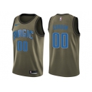 Men Nike Orlando Magic #00 Aaron Gordon Green Salute to Service NBA Swingman Jersey