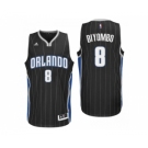 Men Orlando Magic #8 Bismack Biyombo Alternate Black New Swingman Jersey