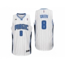 Men Orlando Magic #8 Jeff Green Home White New Swingman Jersey