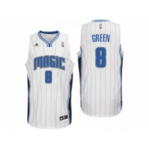 Men Orlando Magic #8 Jeff Green Home White New Swingman Jersey