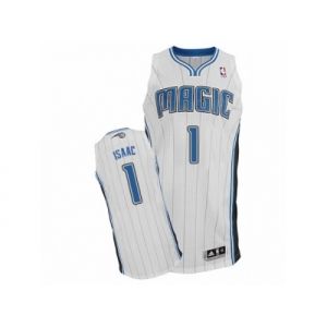 Men's Adidas Orlando Magic #1 Jonathan Isaac Authentic White Home NBA Jersey