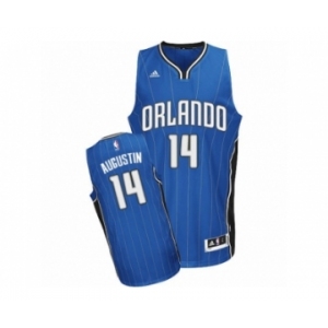 Men's Adidas Orlando Magic #14 D.J. Augustin Swingman Royal Blue Road NBA Jersey