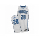 Men's Adidas Orlando Magic #20 Jodie Meeks Authentic White Home NBA Jersey