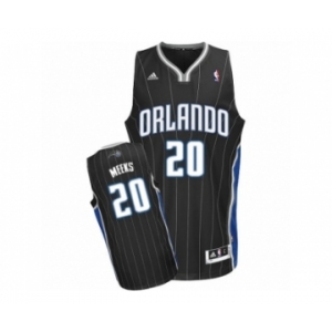 Men's Adidas Orlando Magic #20 Jodie Meeks Swingman Black Alternate NBA Jersey