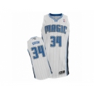 Men's Adidas Orlando Magic #34 Jeff Green Authentic White Home NBA Jersey