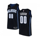 Men's Nike Orlando Magic #00 Aaron Gordon Swingman Black Alternate NBA Jersey Statement Edition