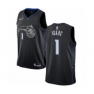 Men's Nike Orlando Magic #1 Jonathan Isaac Swingman Black NBA Jersey - City Edition