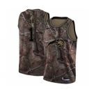 Men's Nike Orlando Magic #1 Jonathan Isaac Swingman Camo Realtree Collection NBA Jersey