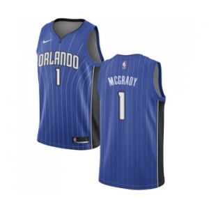 Men's Nike Orlando Magic #1 Tracy Mcgrady Swingman Royal Blue Road NBA Jersey - Icon Edition