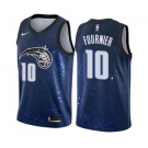 Men's Nike Orlando Magic #10 Evan Fournier Authentic Blue NBA Jersey - City Edition