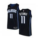 Men's Nike Orlando Magic #11 Bismack Biyombo Swingman Black Alternate NBA Jersey Statement Edition