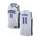 Men's Nike Orlando Magic #11 Bismack Biyombo Swingman NBA Jersey - Association Edition