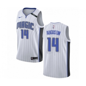 Men's Nike Orlando Magic #14 D.J. Augustin Swingman NBA Jersey - Association Edition