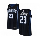 Men's Nike Orlando Magic #23 Justin Jackson Authentic Black NBA Jersey Statement Edition