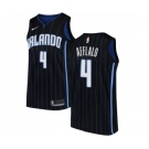 Men's Nike Orlando Magic #4 Arron Afflalo Swingman Black Alternate NBA Jersey Statement Edition