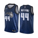 Men's Nike Orlando Magic #44 Jason Williams Swingman Blue NBA Jersey - City Edition