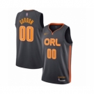 Men's Orlando Magic #00 Aaron Gordon Swingman Charcoal Basketball Jersey - 2019 20 City Edition