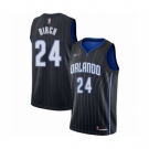 Men's Orlando Magic #24 Khem Birch Authentic Black Basketball Jersey Statement Edition